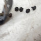 98-06 Jeep TJ Wrangler Rear Tailgate Door Striker Latch Bracket BOLTS Pin Catch