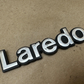 84-96 Jeep Cherokee XJ Laredo Emblem Badge OEM Factory Fender Name Plate Hatch