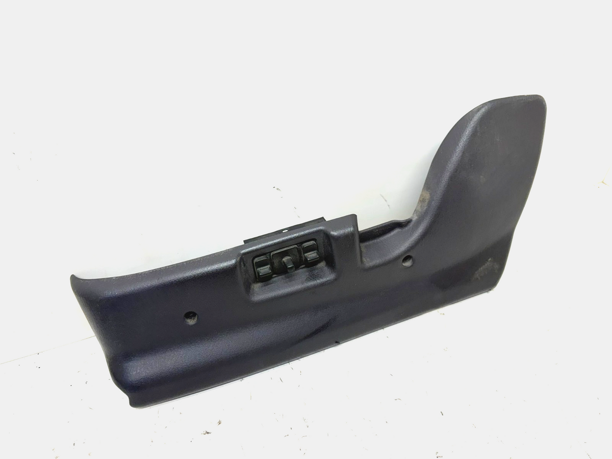 97-01 Jeep Cherokee XJ Front Power Driver LH Seat Trim Cover Dark Gray Switch