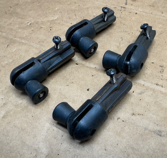 Set of 4 Bestop 5128901 Quick Release Bow Knuckles 97 2018 Wrangler TJ JK Mount