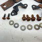 87-95 Jeep Wrangler YJ Rear Seat Brackets Back Bracket PAIR OEM Rear Mount Set