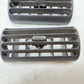 Jeep Cherokee XJ 97-01 OEM Pair Center Dash Vent Louver Outlet Insert Middle Gre