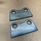 Mini Excavator Bucket Ears Universal AGT CFG 25mm 1" Chinese 1 Ton PAIR 1/4"