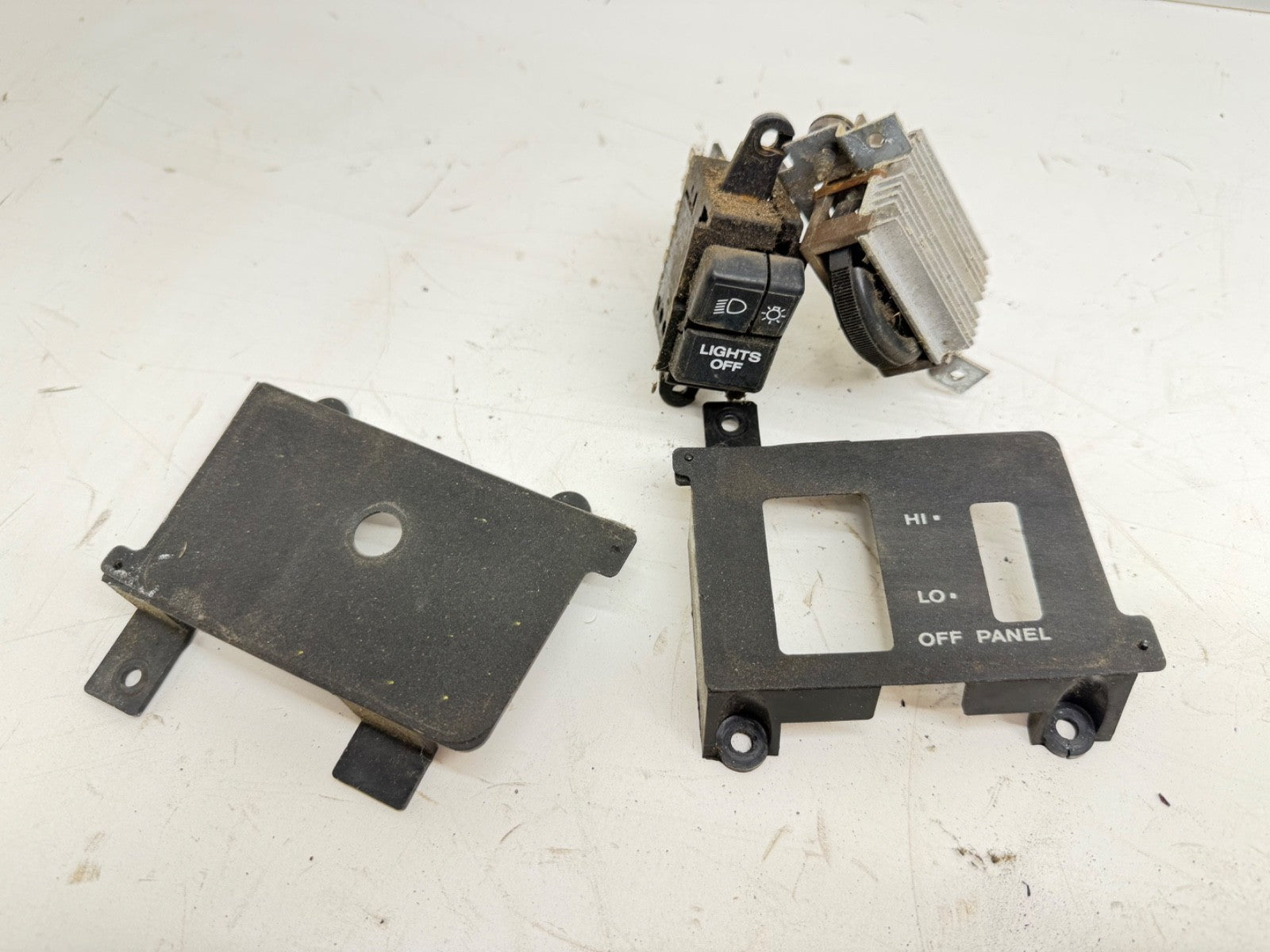Jeep Wrangler YJ 87-95 Head light Dimmer Switch OEM Headlight Factory Trim Panel