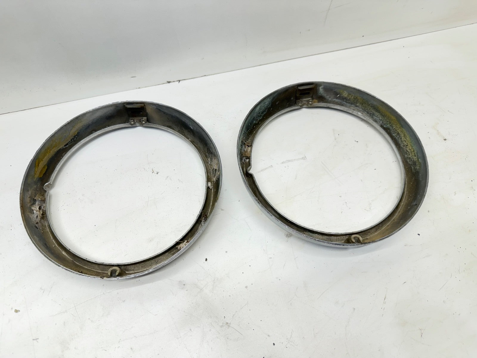 OEM Jeep J5460087 Headlight Trim Ring Chrome Bezel CJ CJ5 CJ7 76-86 Head Light