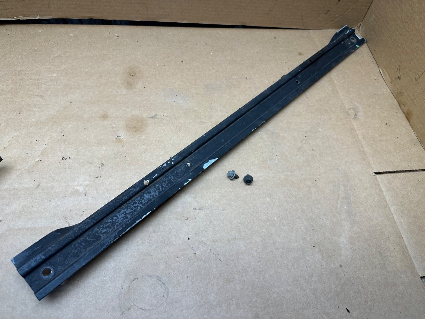 87-95 Jeep Wrangler YJ Front Bumper Frame Cover Brake Line Bracket 32.5" Brace