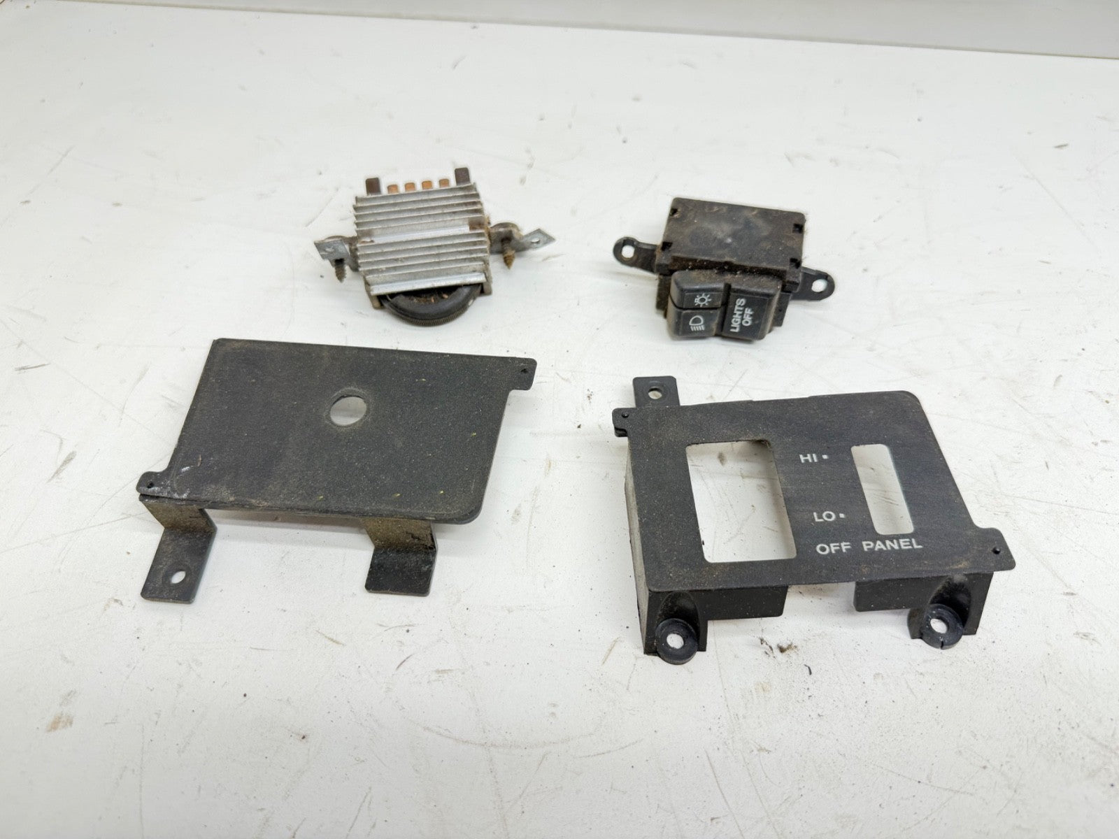Jeep Wrangler YJ 87-95 Head light Dimmer Switch OEM Headlight Factory Trim Panel