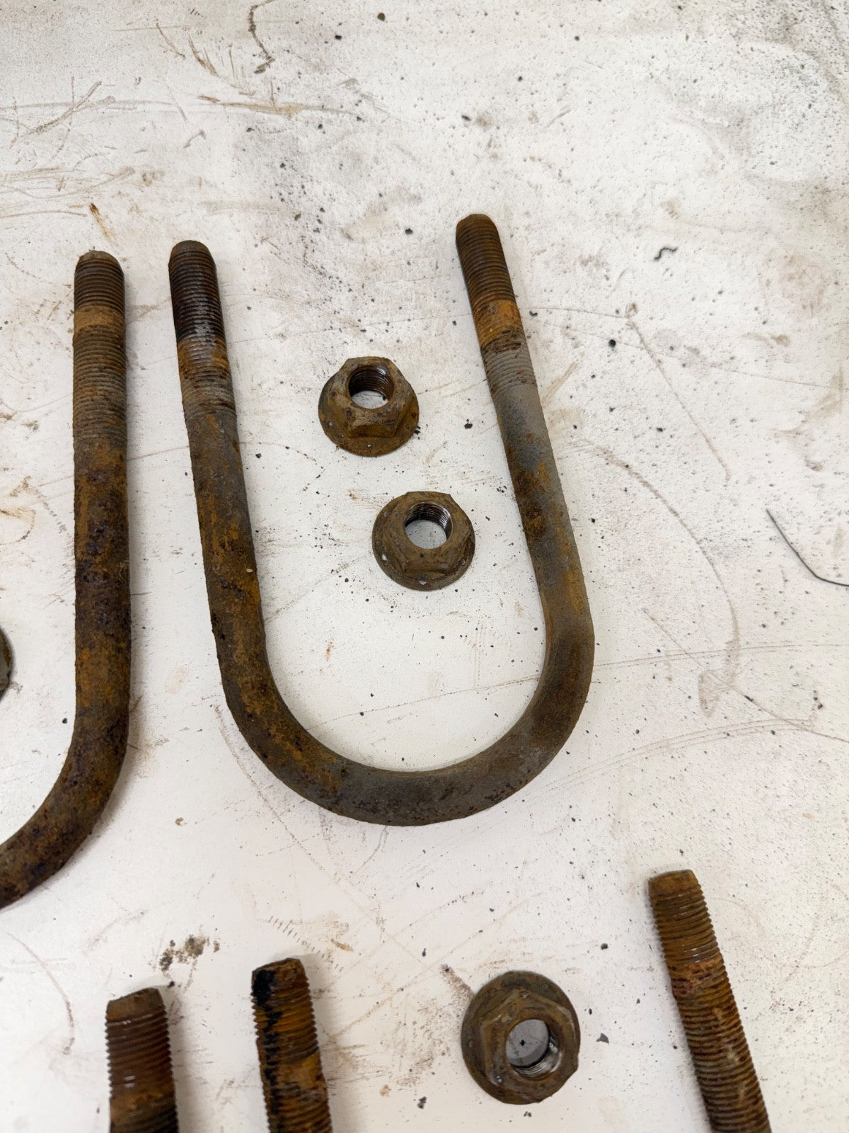 Front Dana 30 Axle Heavy Duty Steel U-Bolt Set Jeep Wrangler YJ 87-95 Factory OE