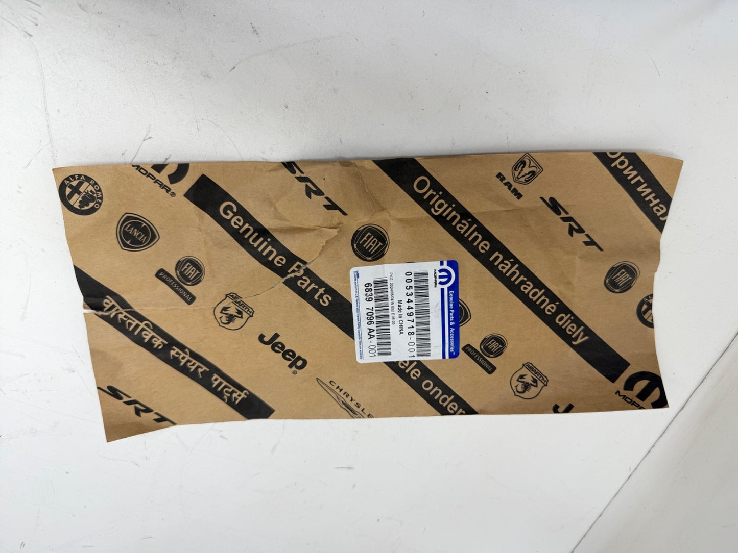 2018-2025 Jeep Wrangler OEM Mopar 68397096AA JEEP Fender Nameplate EMBLEM NEW