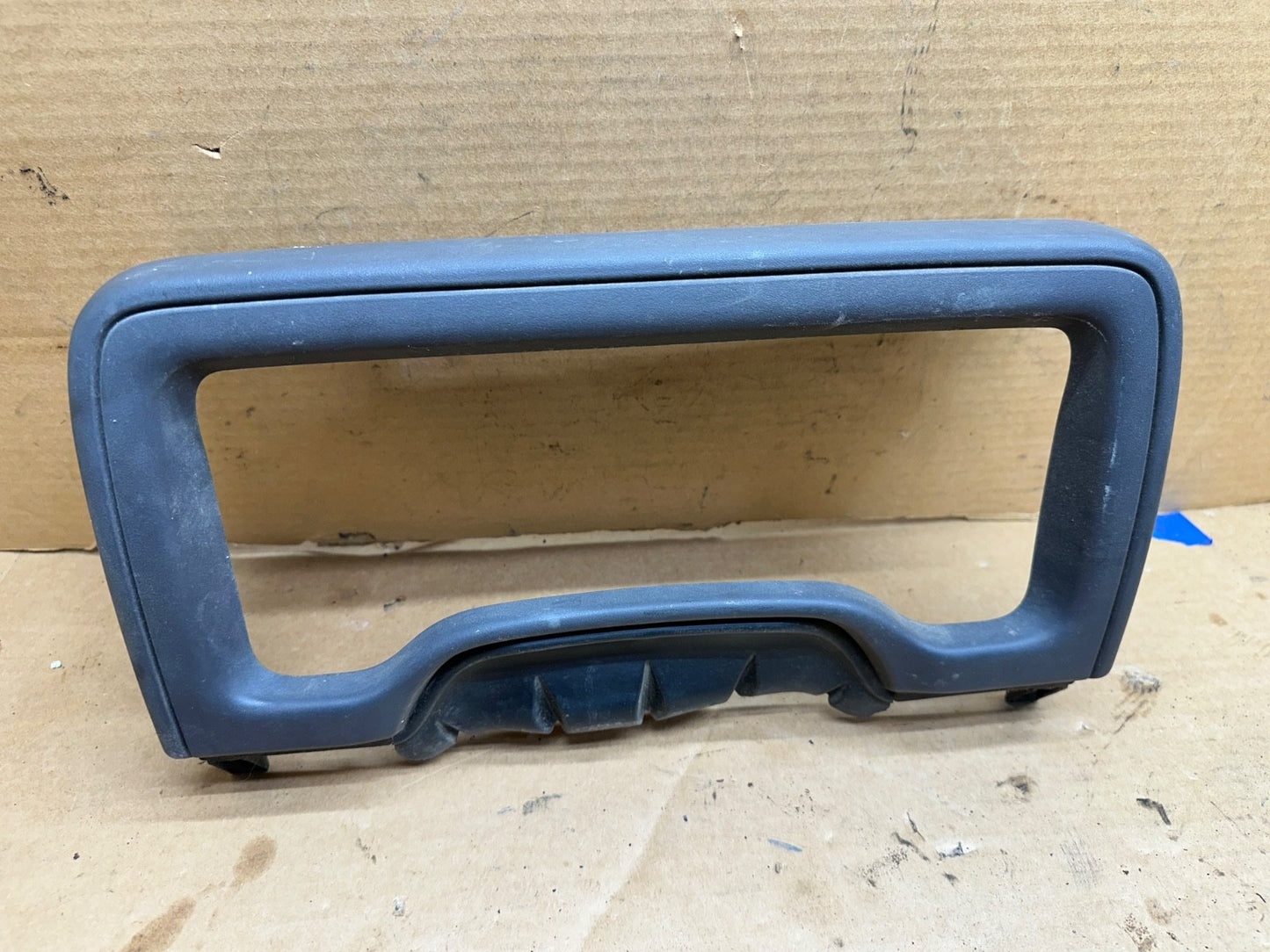 97-02 Jeep TJ Wrangler OEM Instrument Cluster Bezel Speedometer Gauge Trim Grey