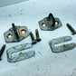 Jeep Wrangler TJ 97-06 OEM Door Striker Latch Driver Passenger Pair Shim Factory