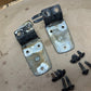 97-06 Jeep TJ Wrangler Hood Hinges Pair w/ Hardware OEM Black Factory Bolts OE