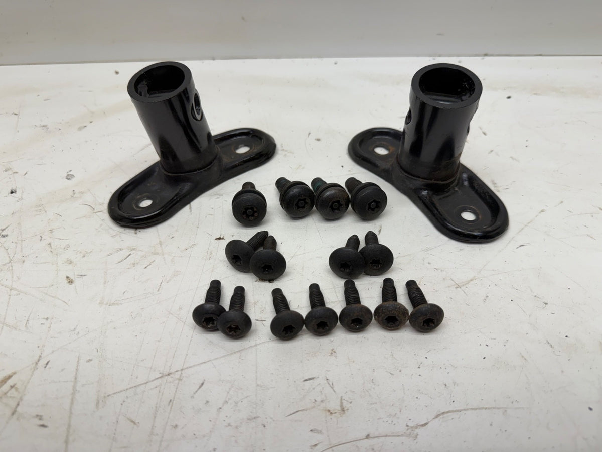 98-02 Jeep Wrangler TJ Roll Bar Sport Bar Extensions Windshield Bracket w/ Bolts